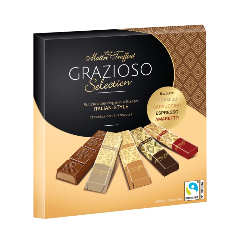 Grazioso Chocolates Italian Selection Maitre Truffout Gunz Gift Box 200g